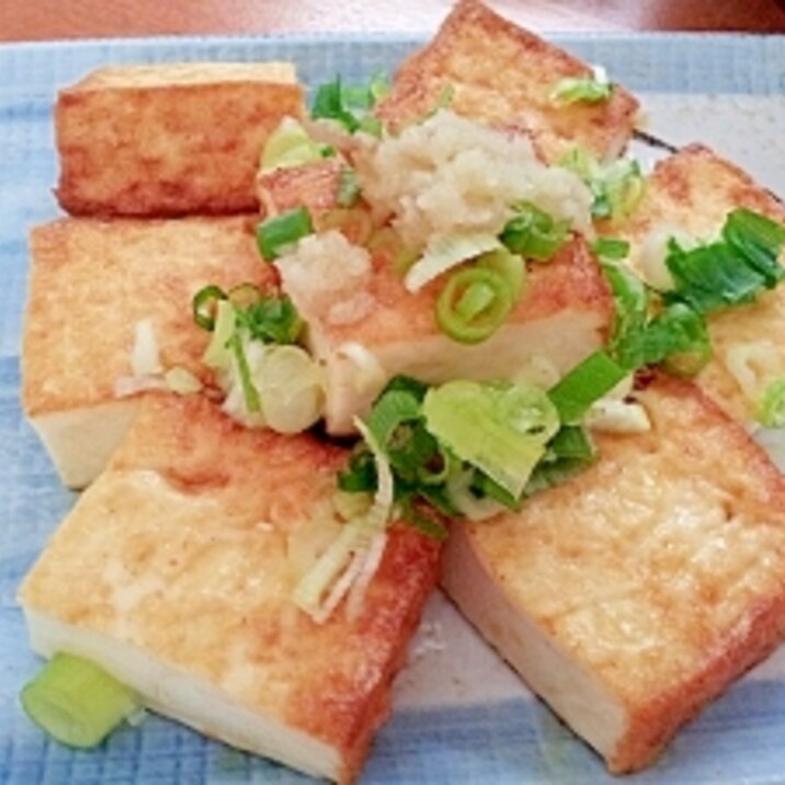 もう一品 焼き厚揚げ 生姜とネギと醤油 レシピ 作り方 By Fly To The Sky0985 楽天レシピ もう一品 焼き厚揚げ 生姜とネギと醤油 レシピ 作り方 By Fly To The Sky0985 楽天レシピ